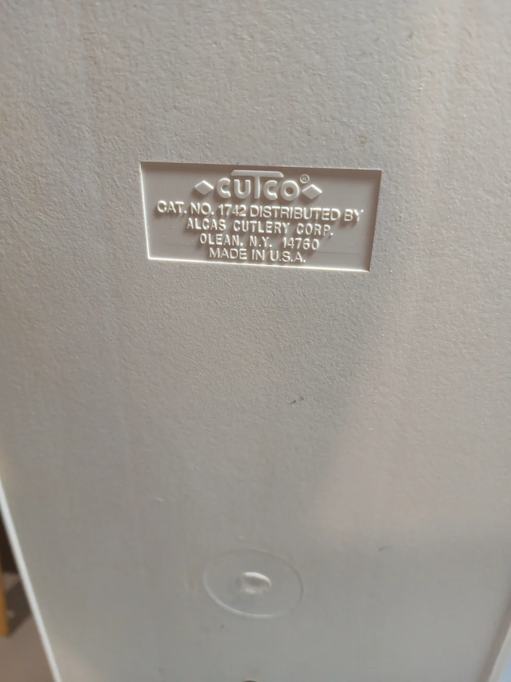 Cutco piece knife